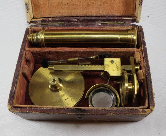 Brooks Pocket Microscope in Case