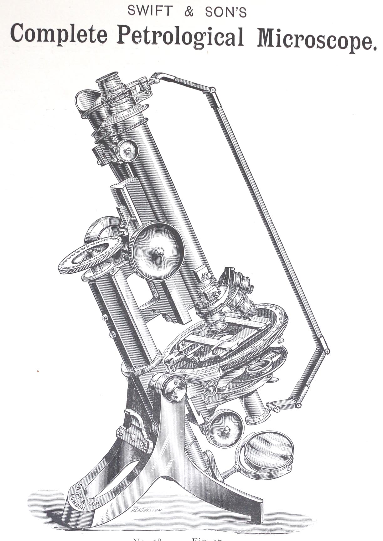 Swift Petrographic Bar microscope