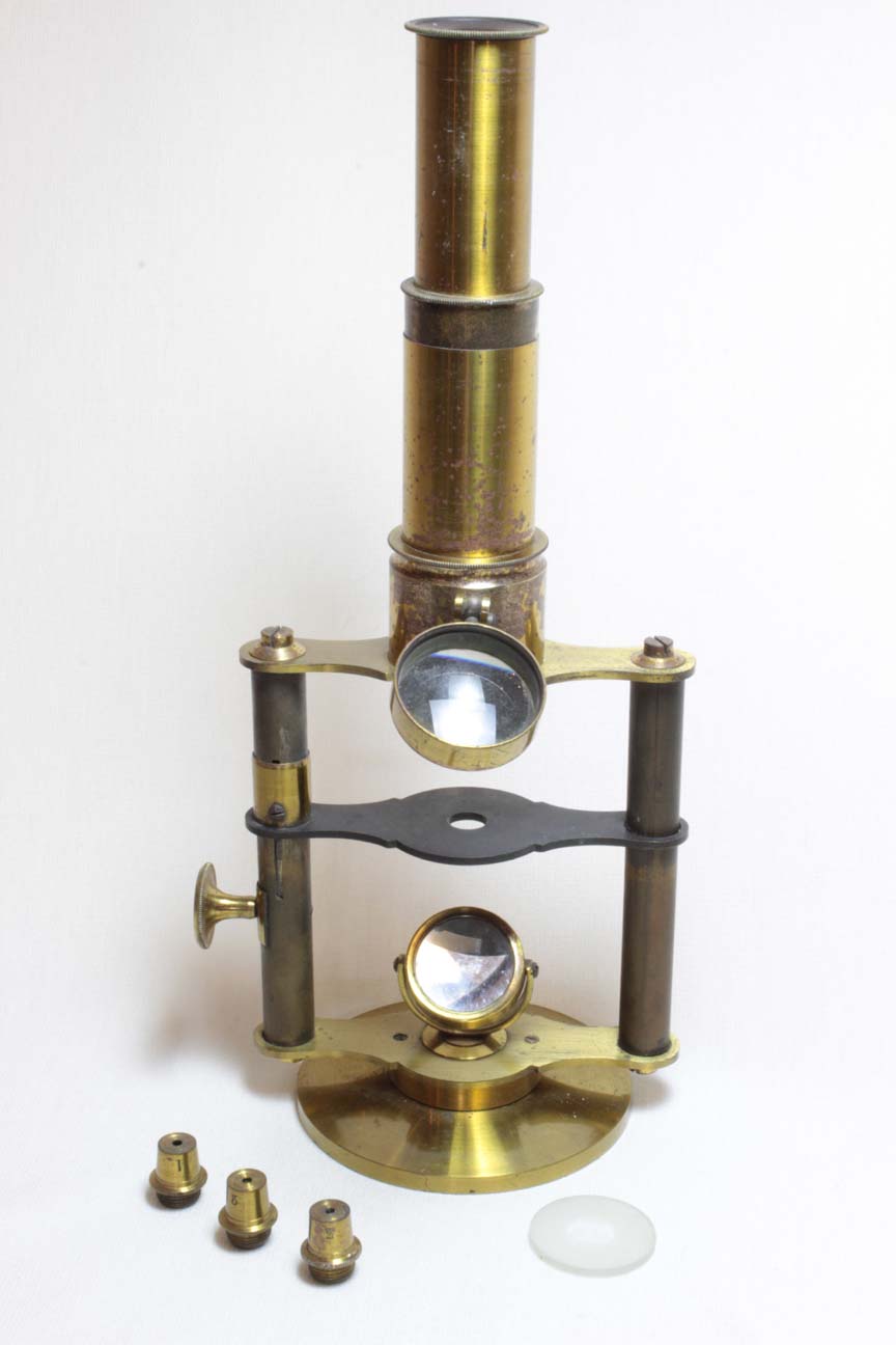 French double pillar  microscope