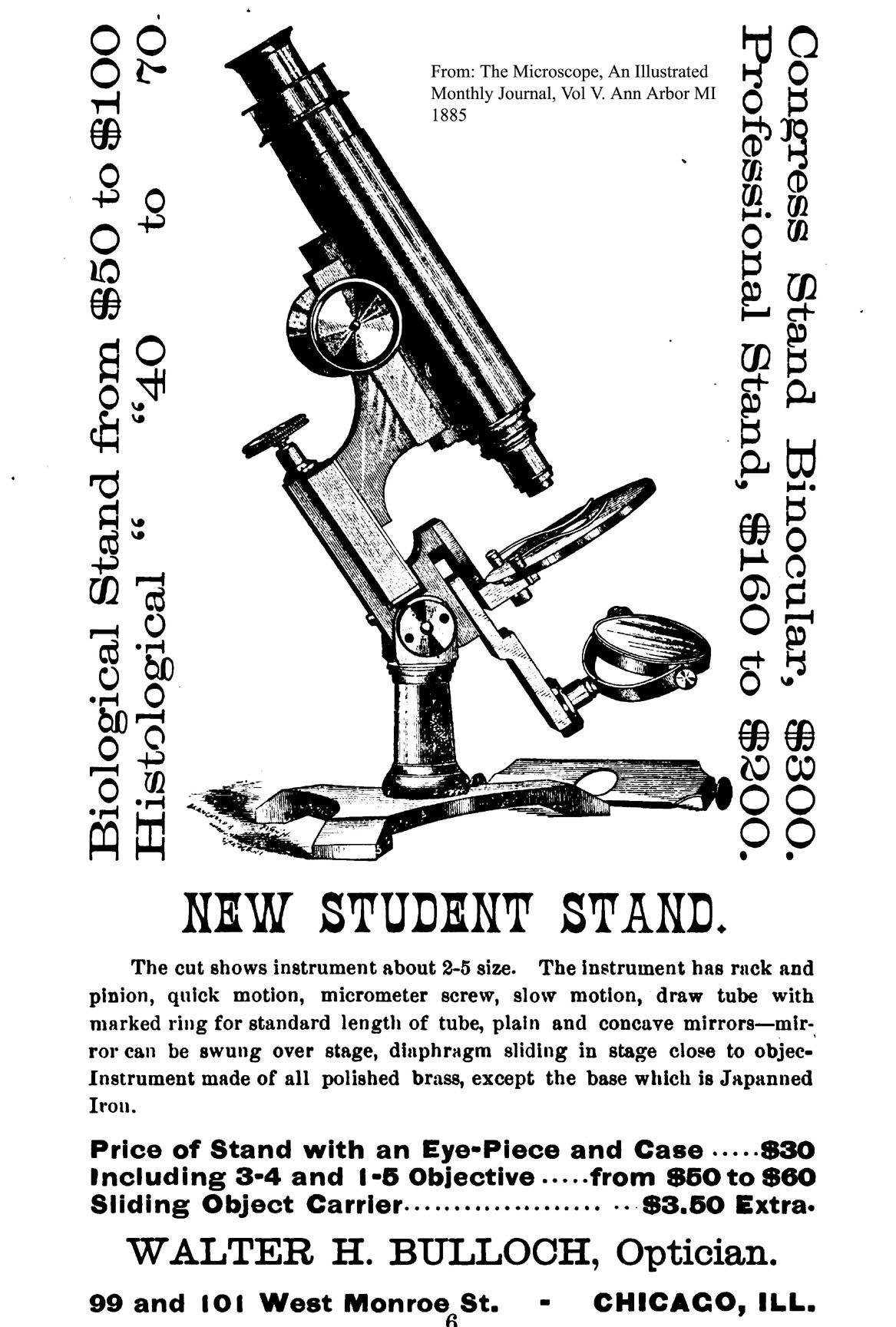 Bulloch Microscope Ad