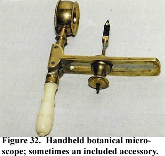 Hand held folding botanical Microscope