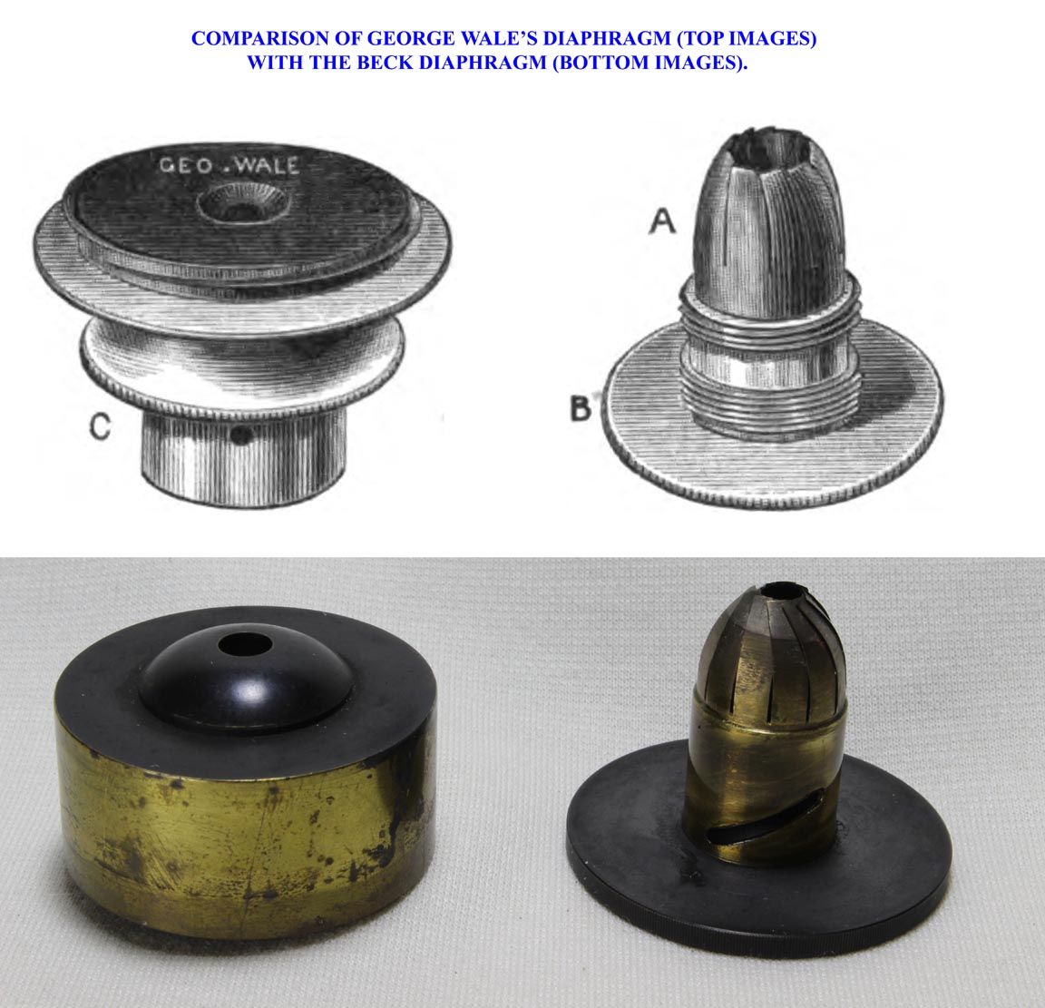 Beck Economic student microscope Wale Diaphragm