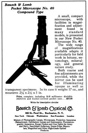 Pocket microscope adv