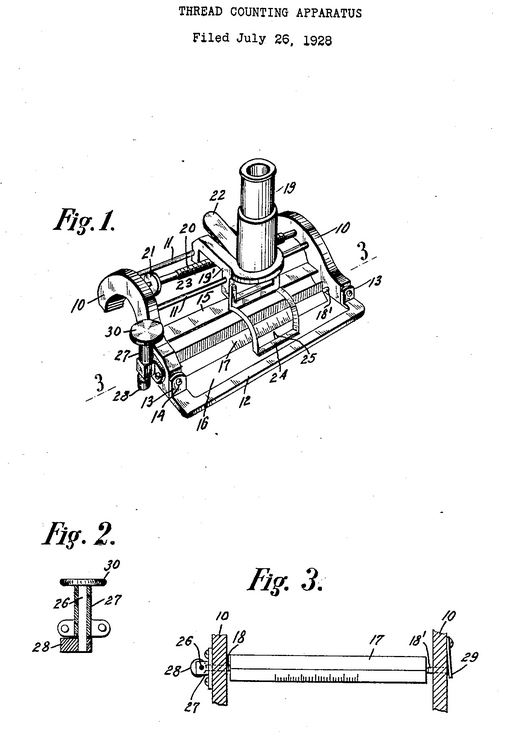 Chronik Patent for Linen tester