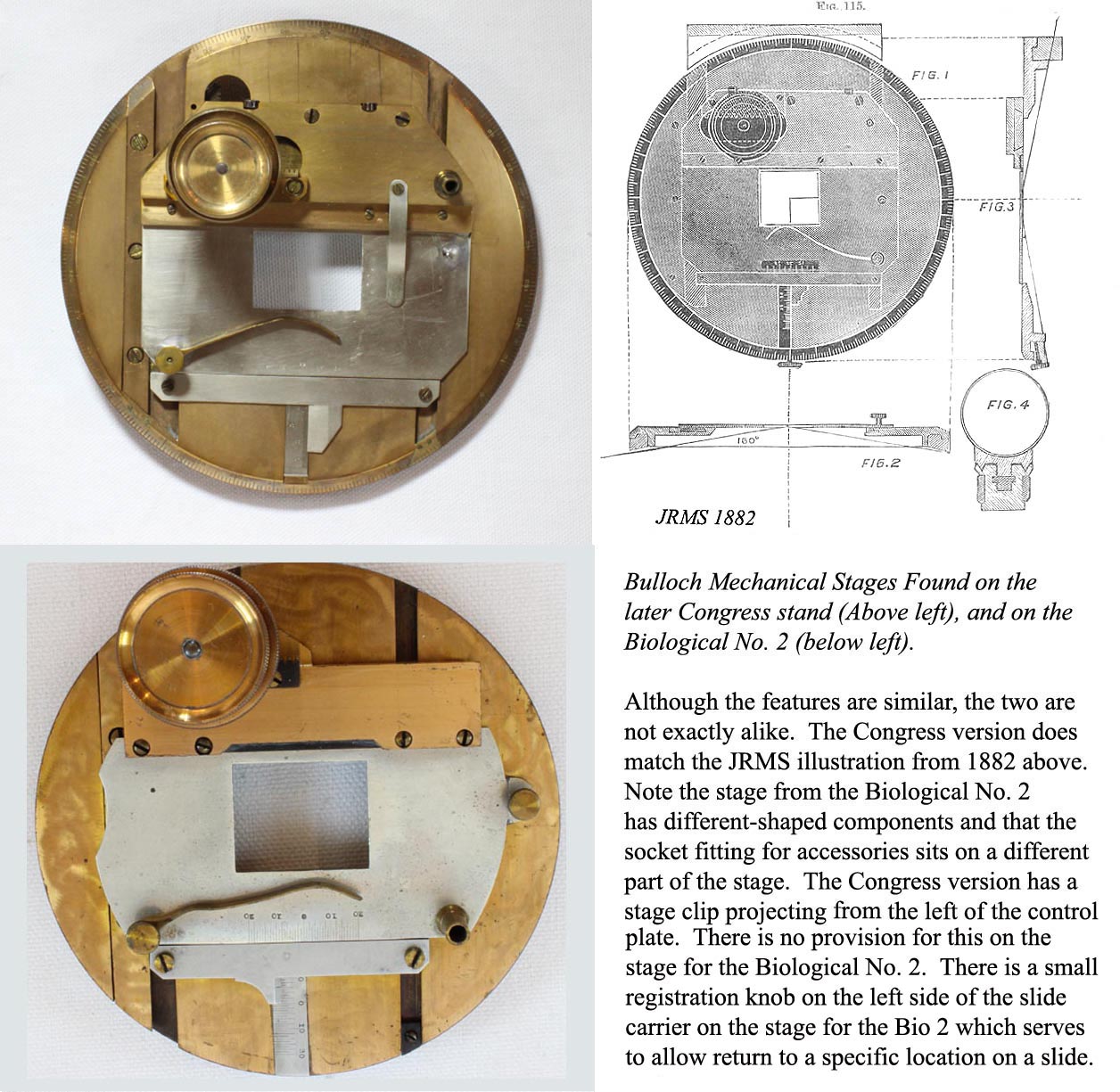 Bulloch Mechanical Stages Compared