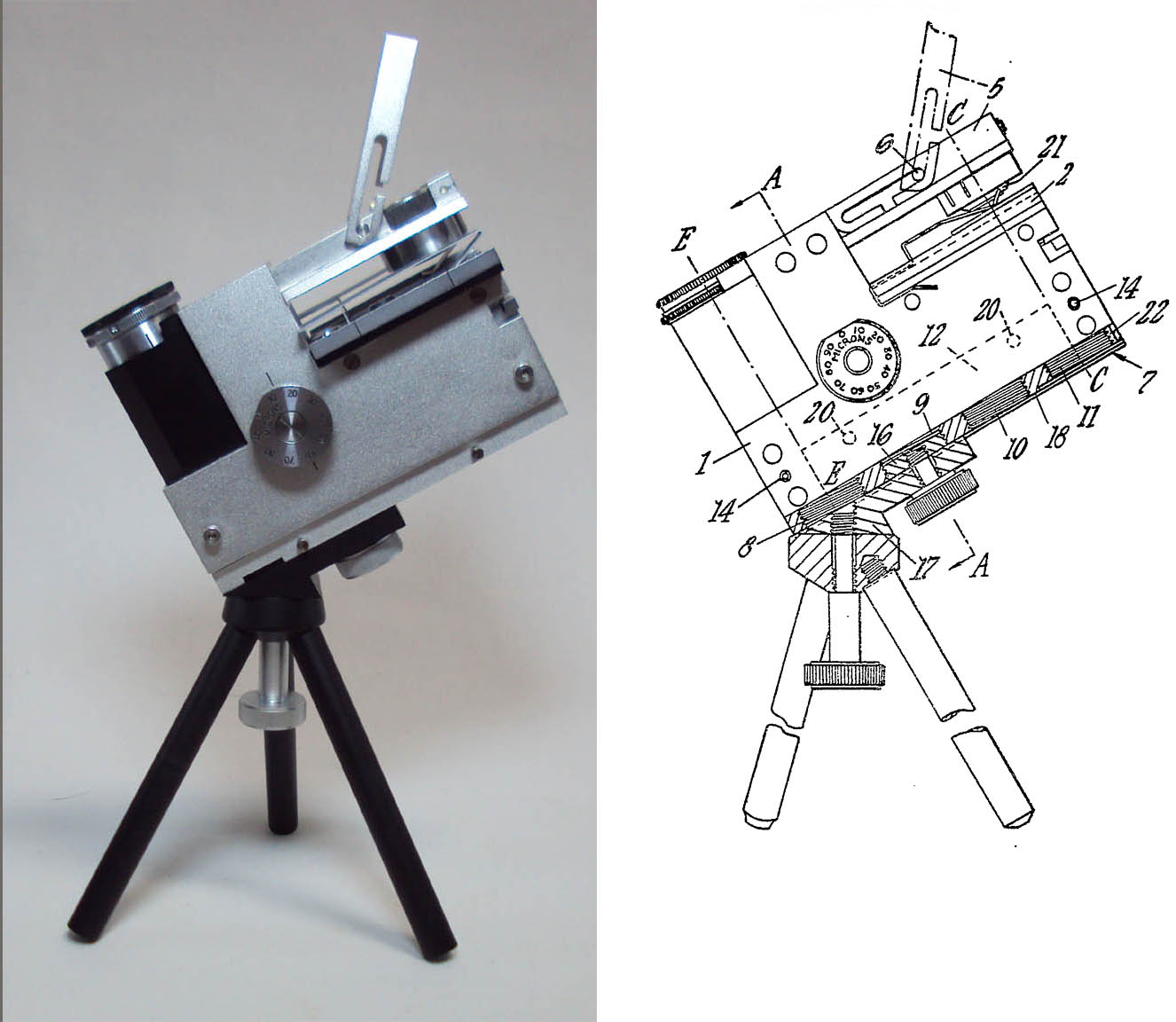 Cooke-Mcarthur Scope with patent drawing