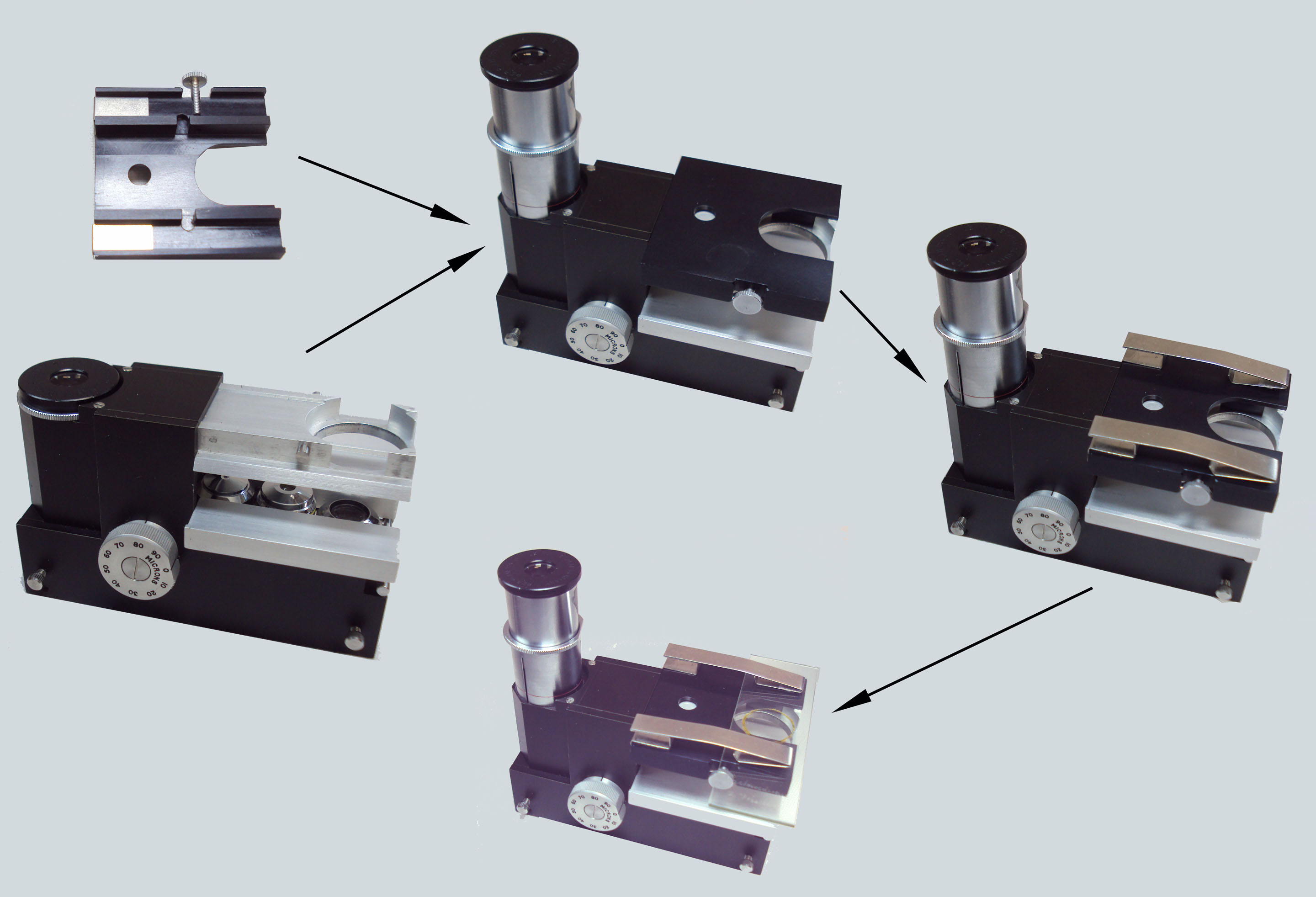Kirk-McArthur Portable  Microscope Dissecting stagee
