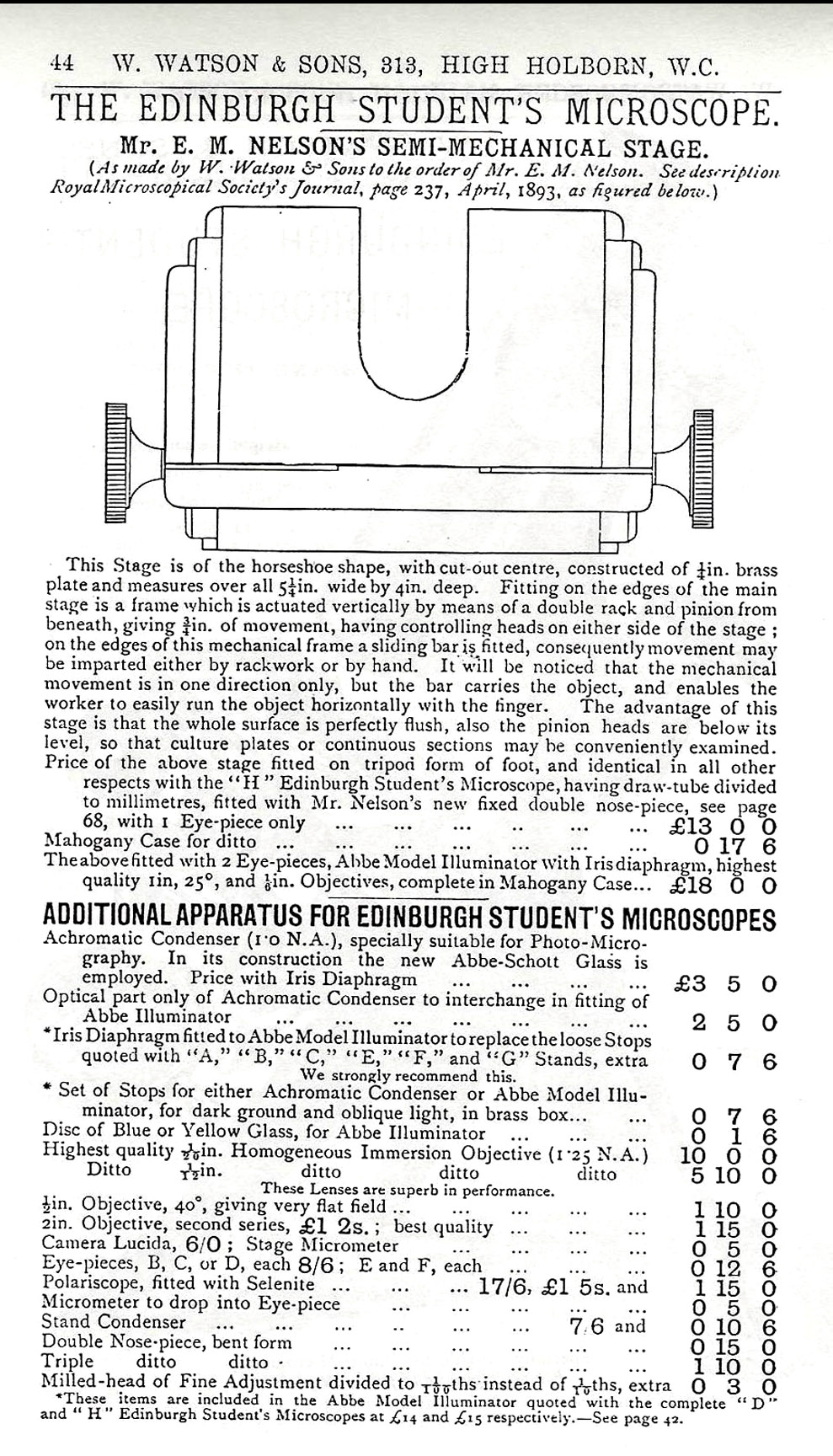 Edinburgh C Microscope