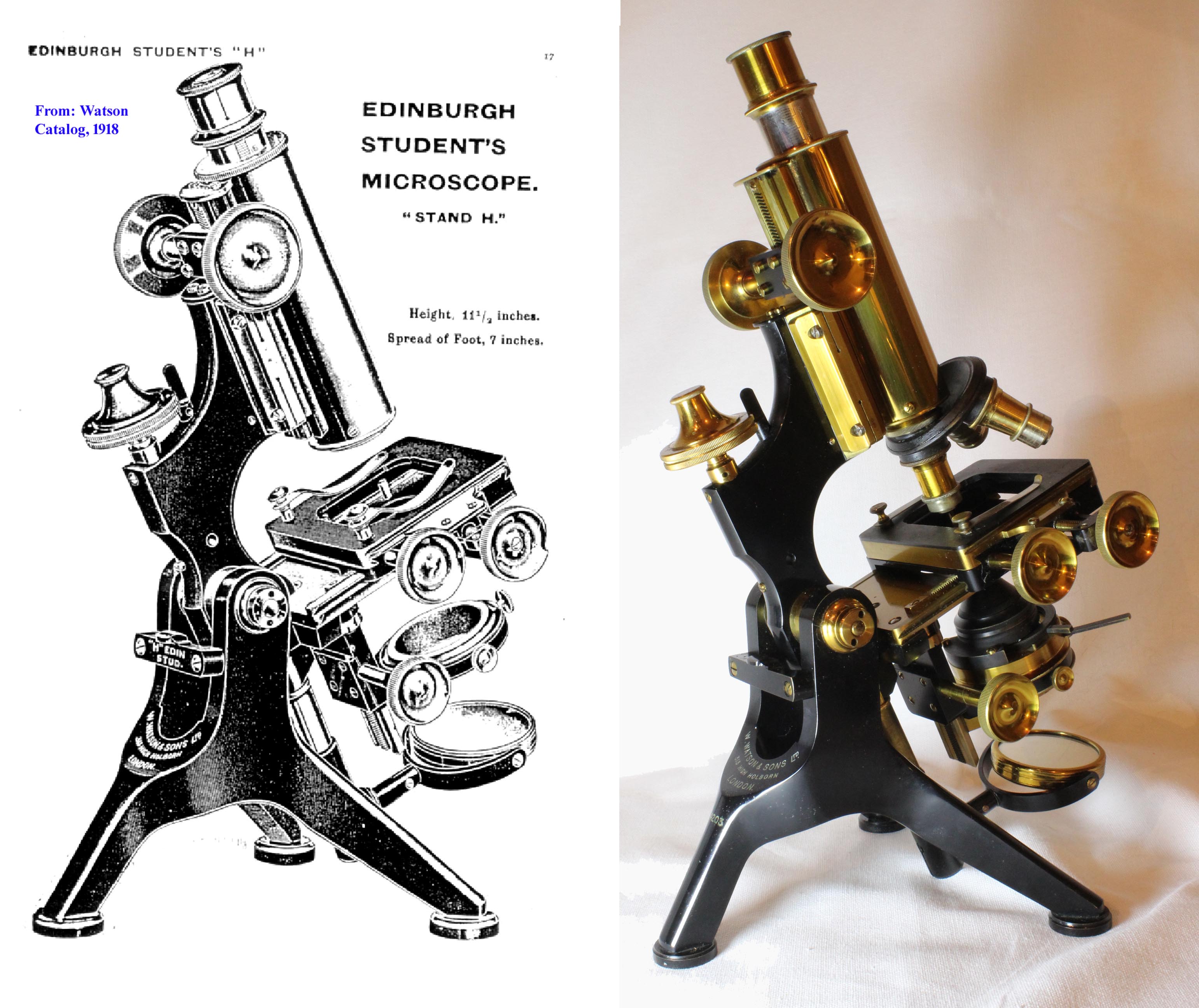 Edinburgh Model H microscope