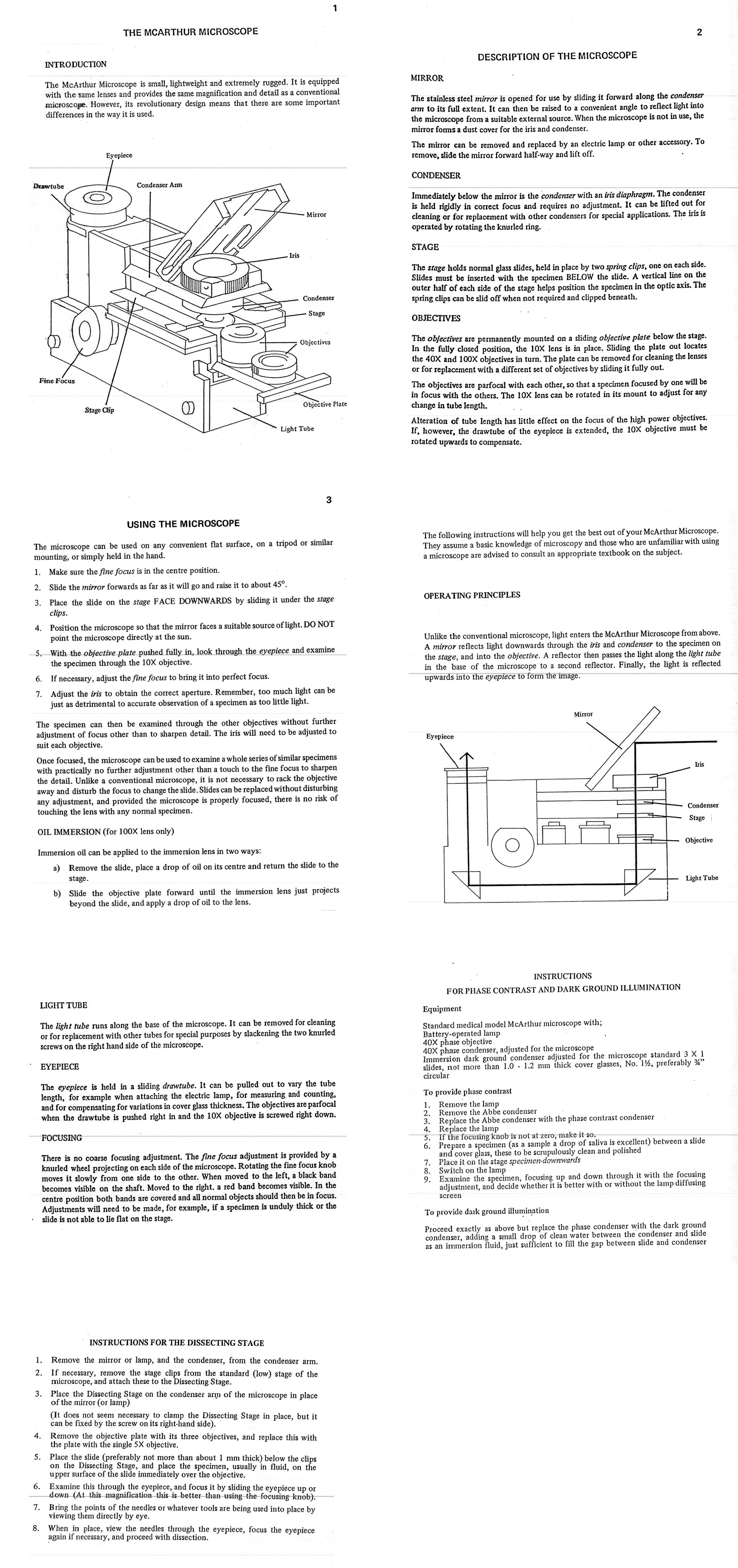 Kirk-McArthur Instructions