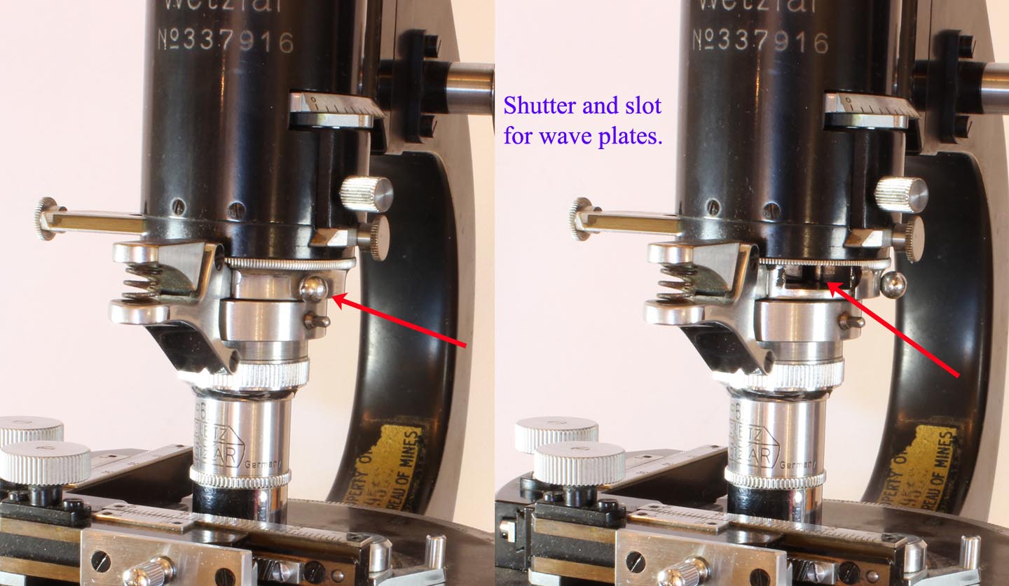 Leitz pol scope slot