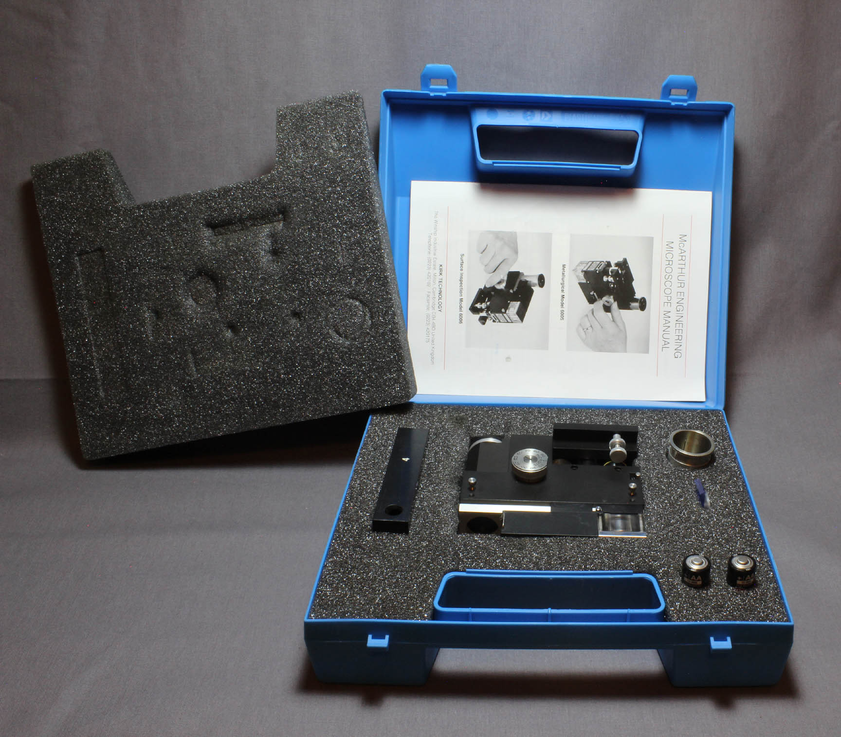 McArthur Engineering microscope in case