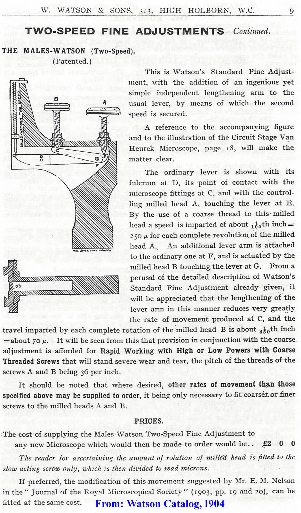 males-watson fine adjustment