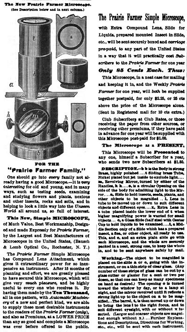 prairie farmer microscope Adv