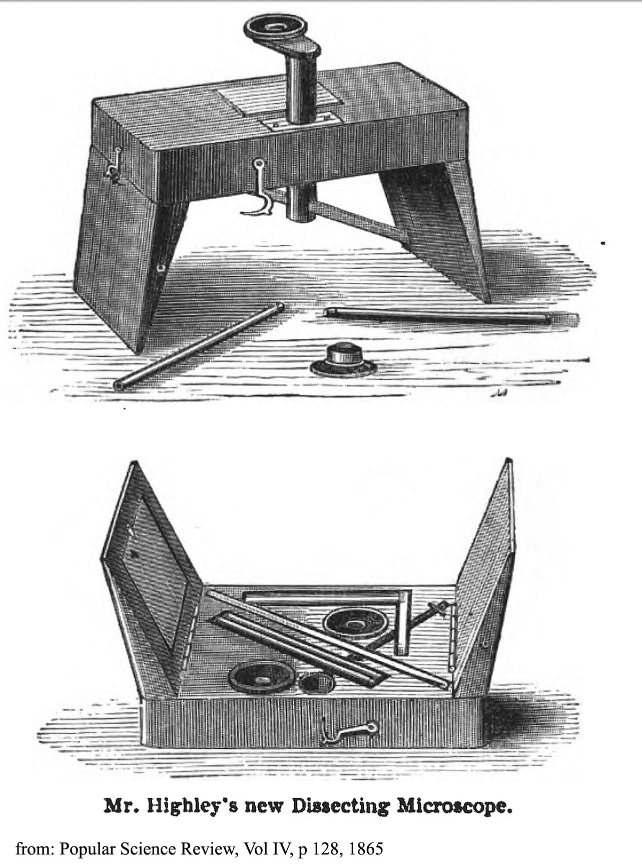 Engraving from Queckett, 1855
