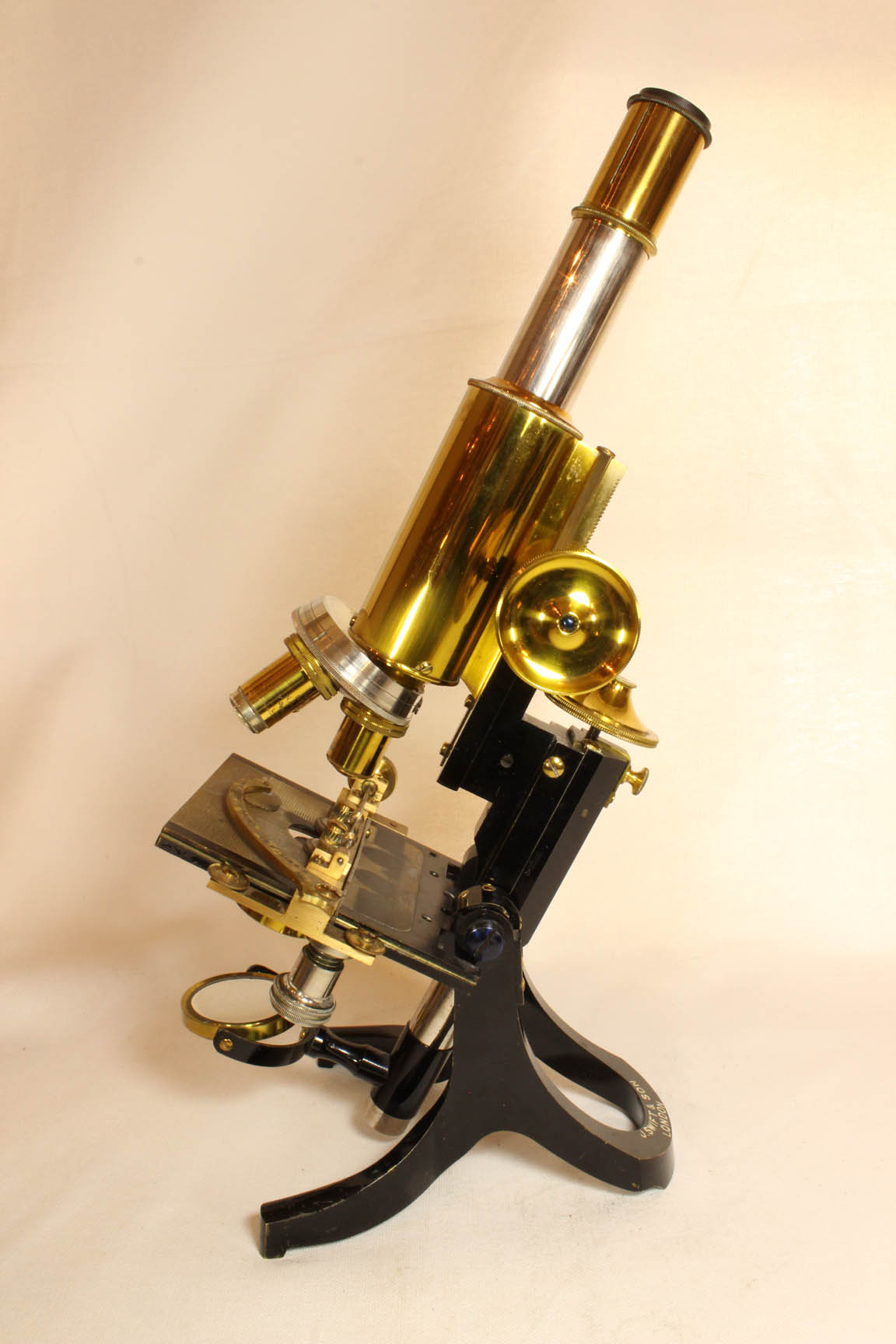Swift Bacteriological microscope left side