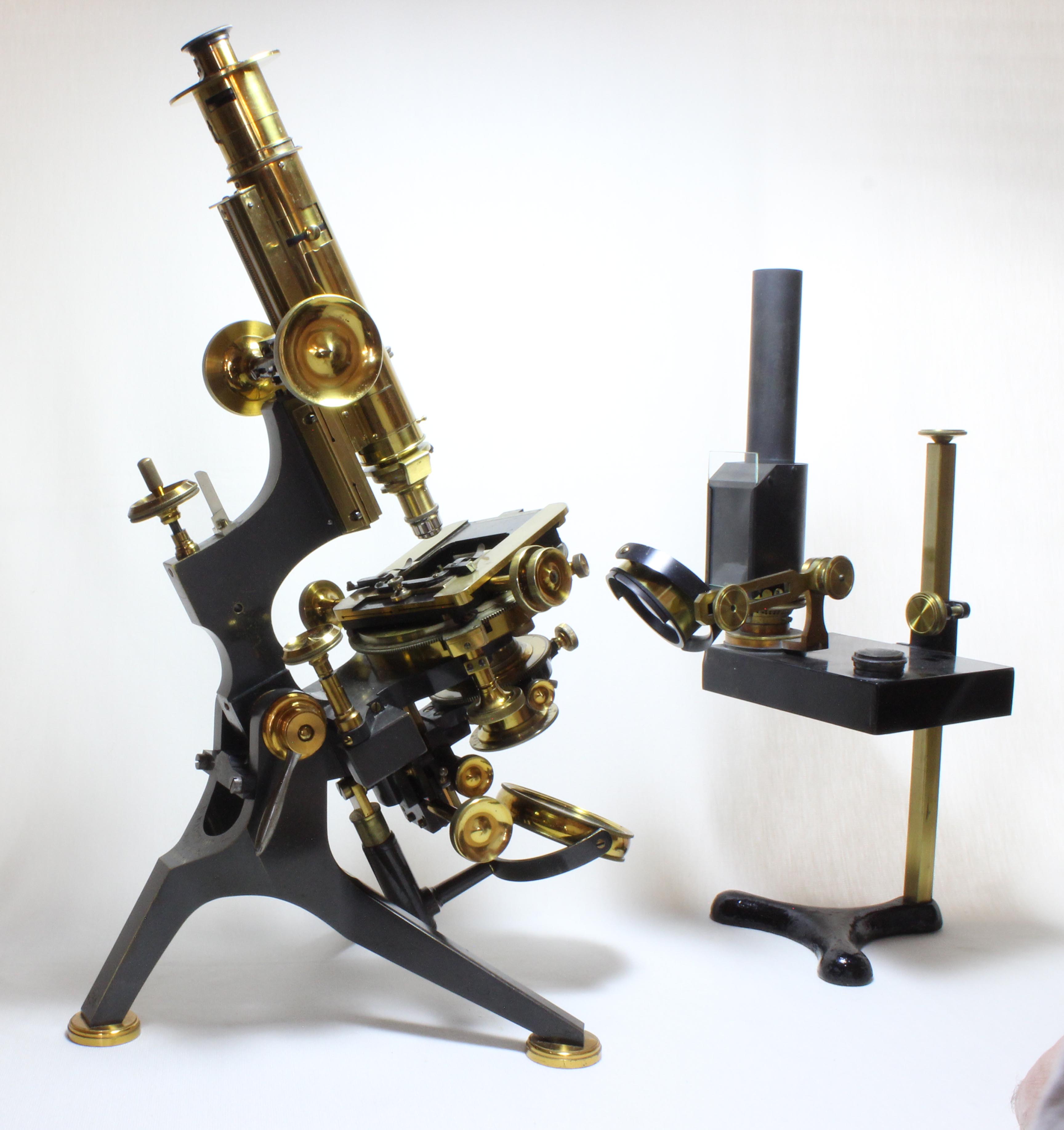 NelsonDallinger microscope oil lamp by Swift