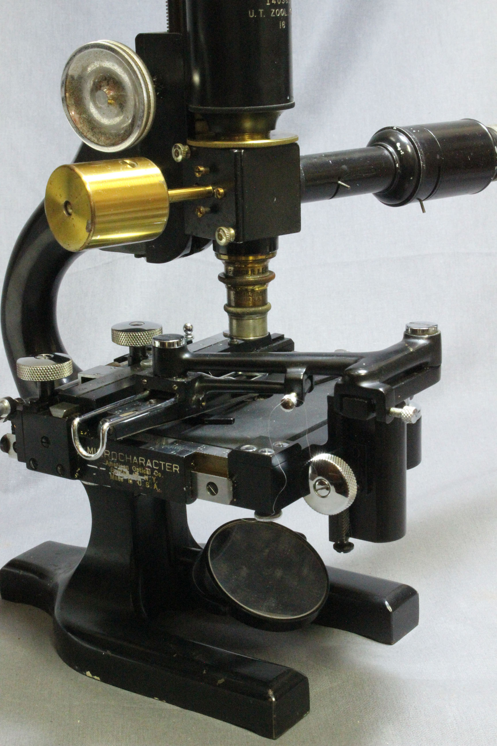 setup on microscope