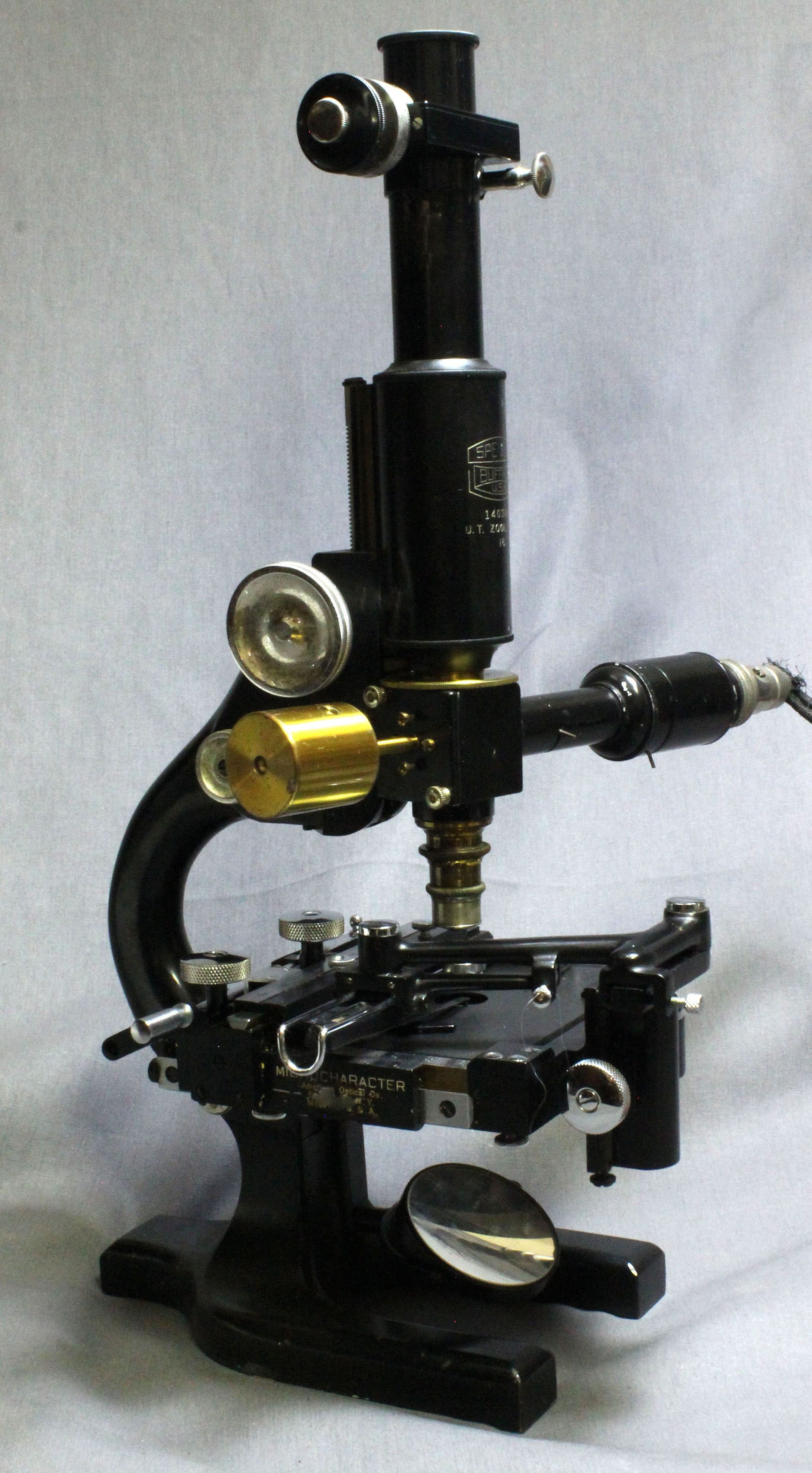 setup on microscope