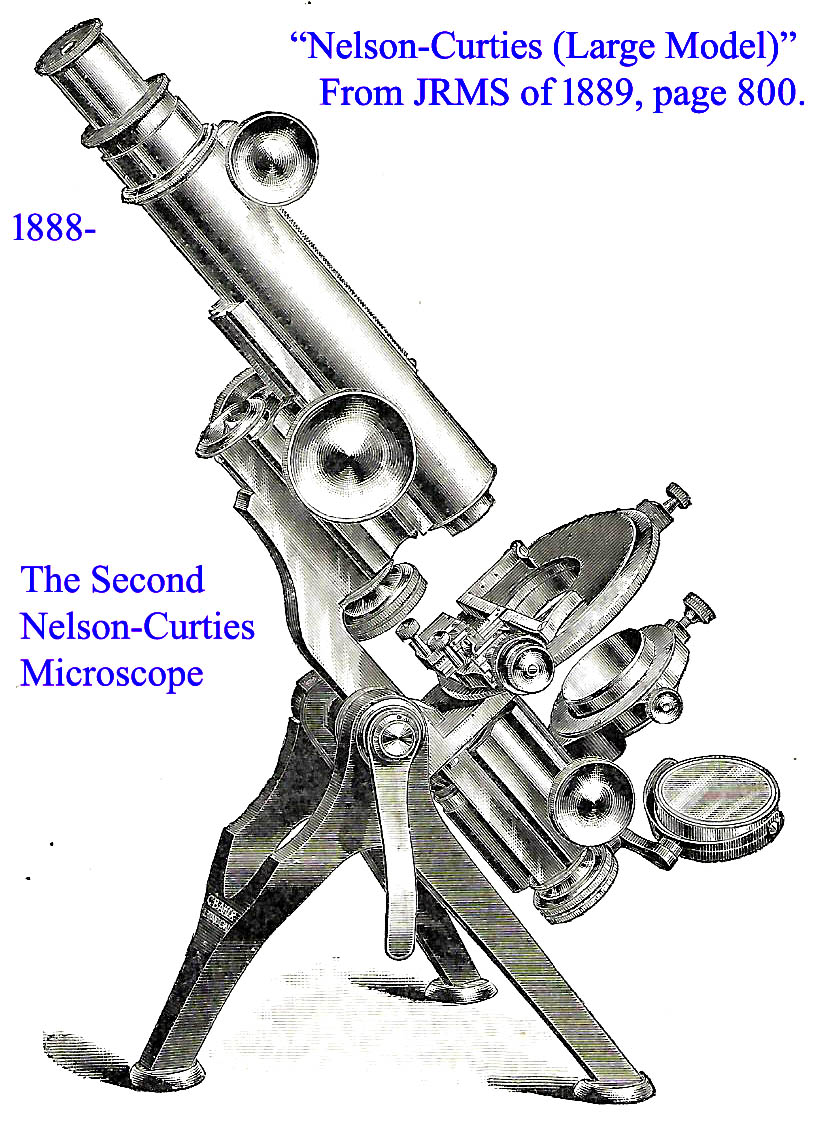 Large Model Nelson-Curties Microscope of 1888