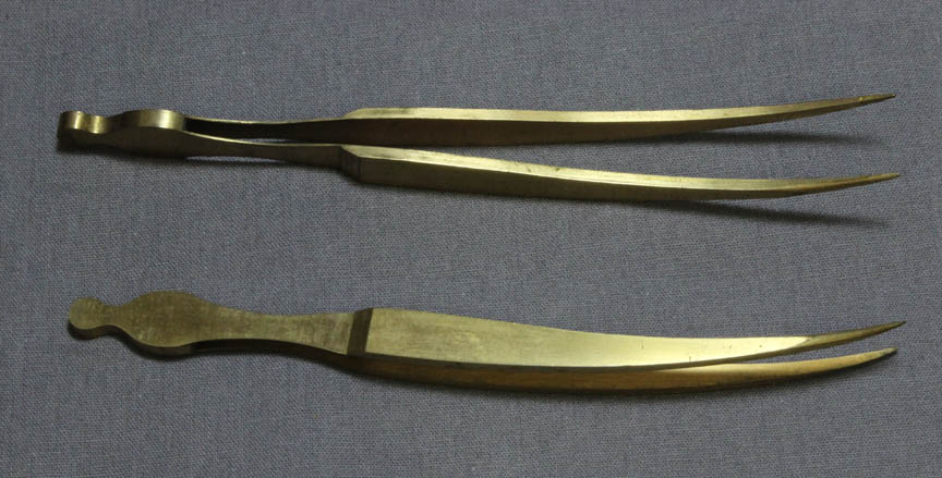 brass hand forceps