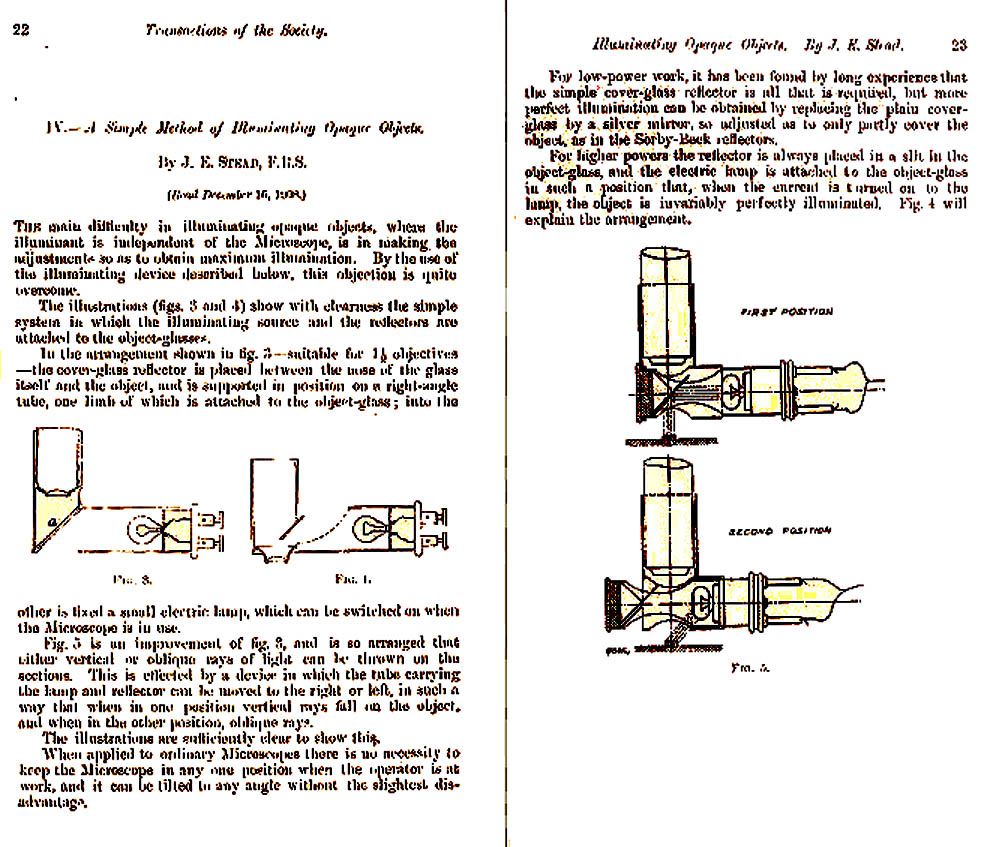 Stead microscope