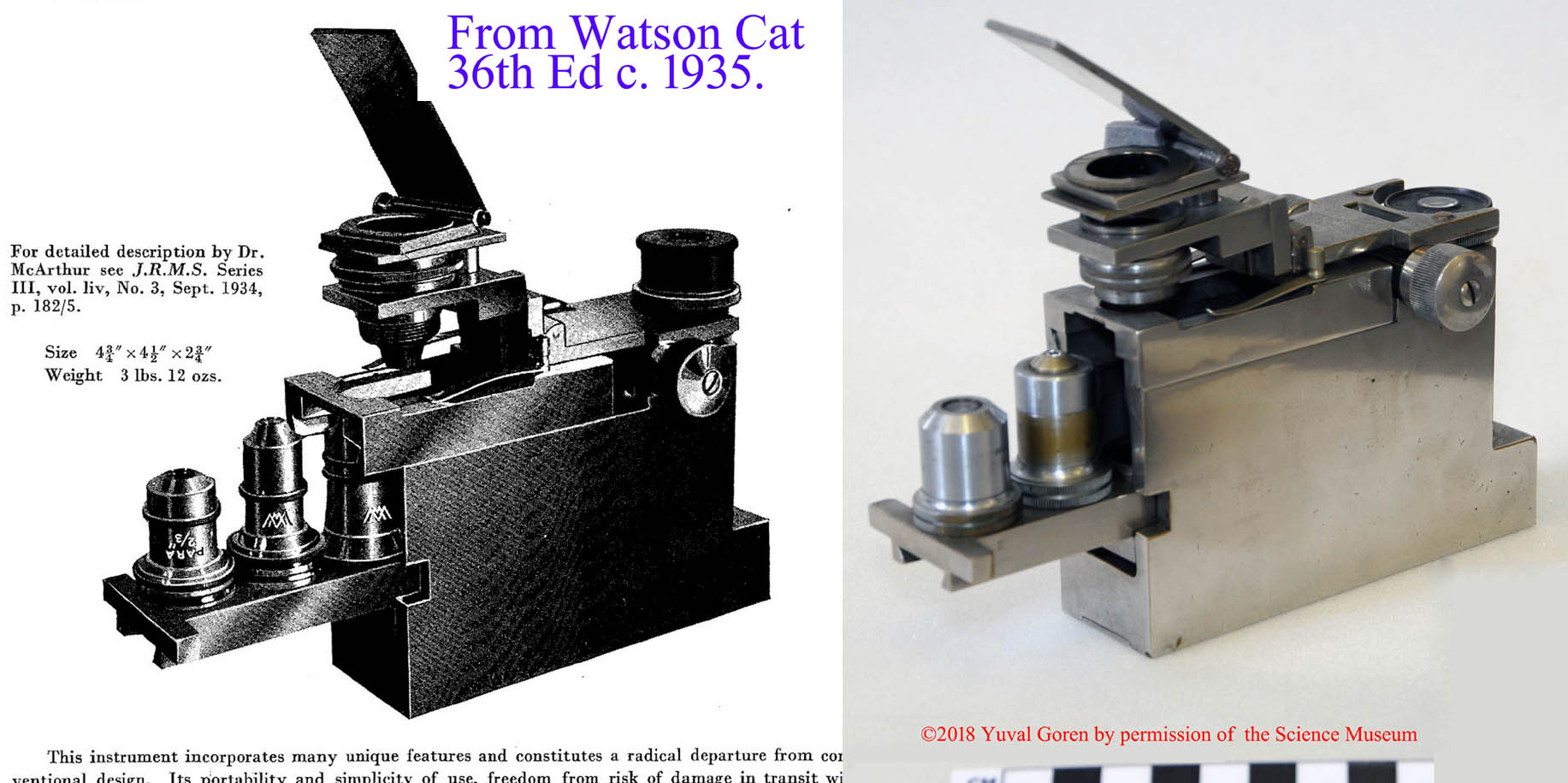 McArthur-Watson  microscope