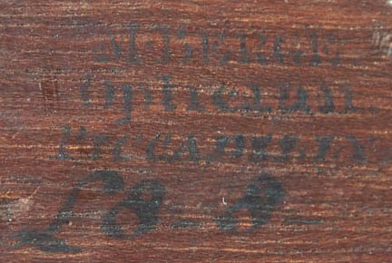 Berge microscope stamp