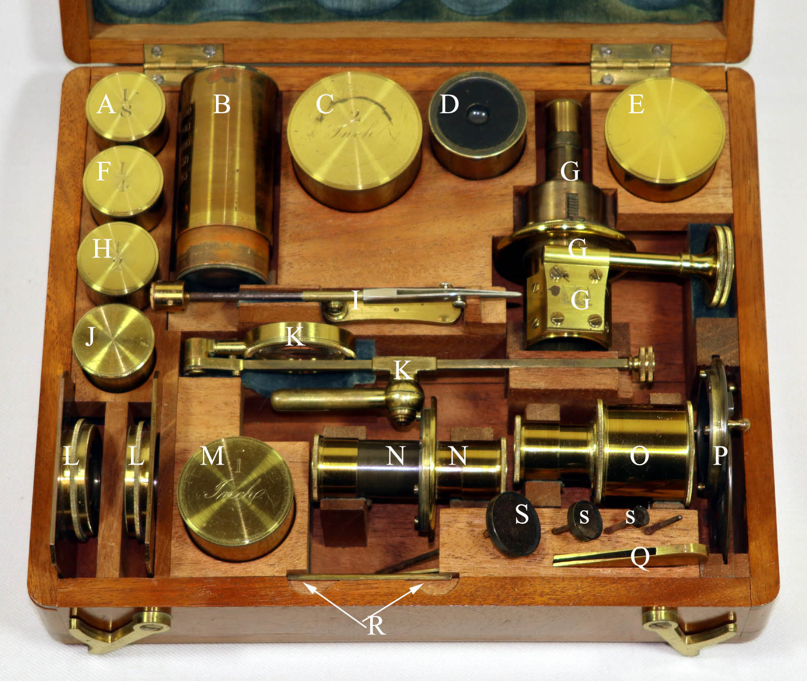 P & L orig microscope accessory box