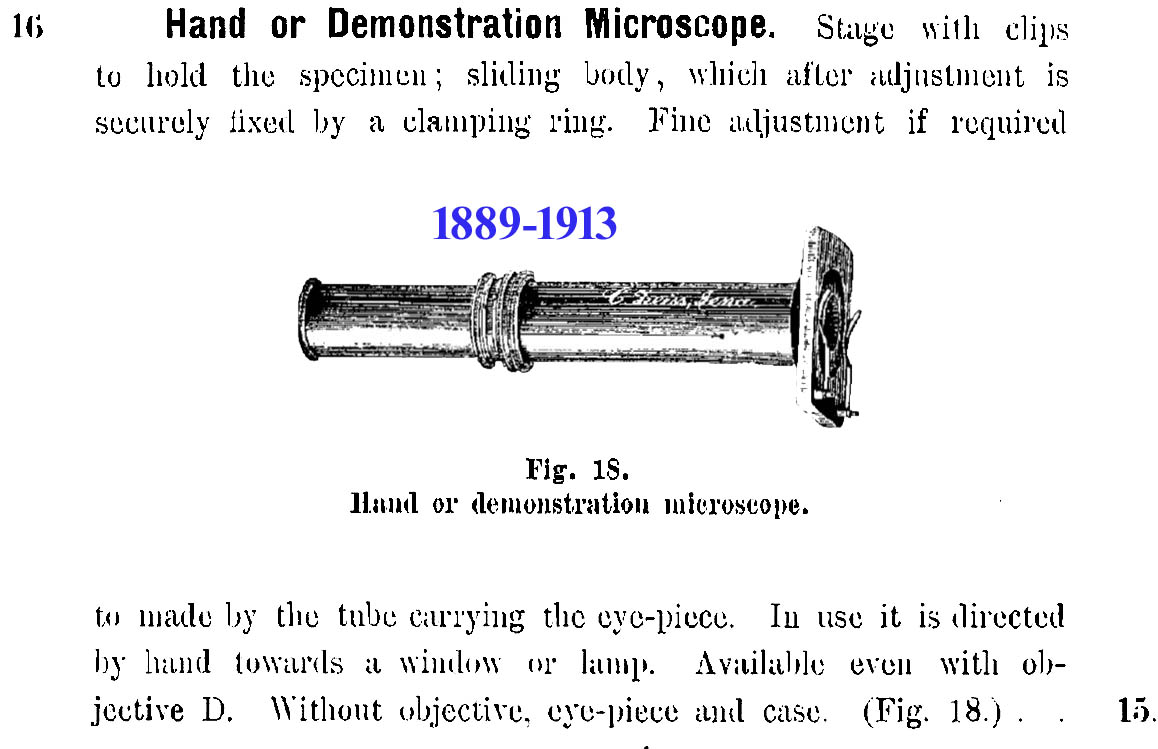 Zeiss demo microscope