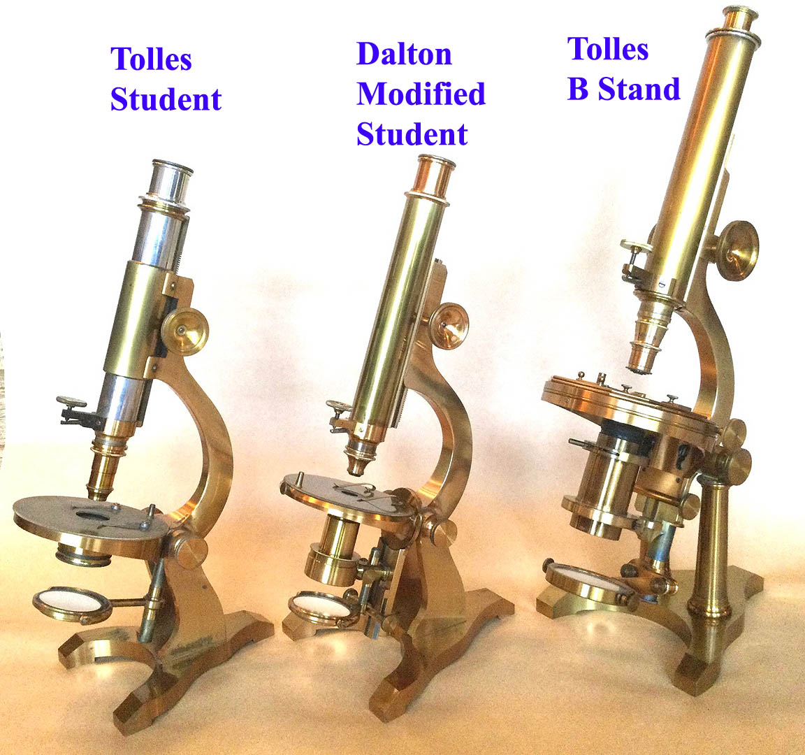 3 Tolles-Dalton microscopes
