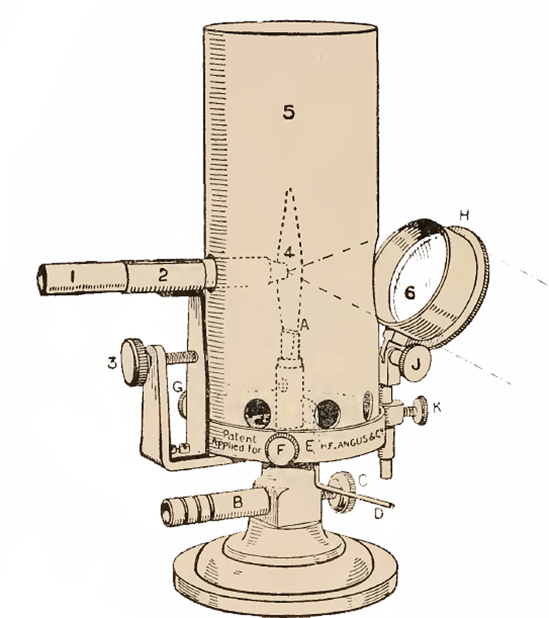 Barnard gas microscope lamp