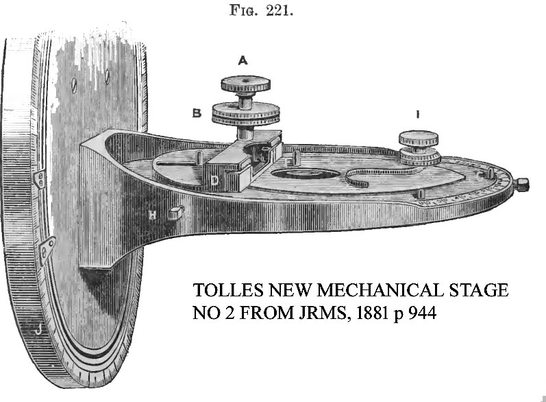 Dalton microscope stage