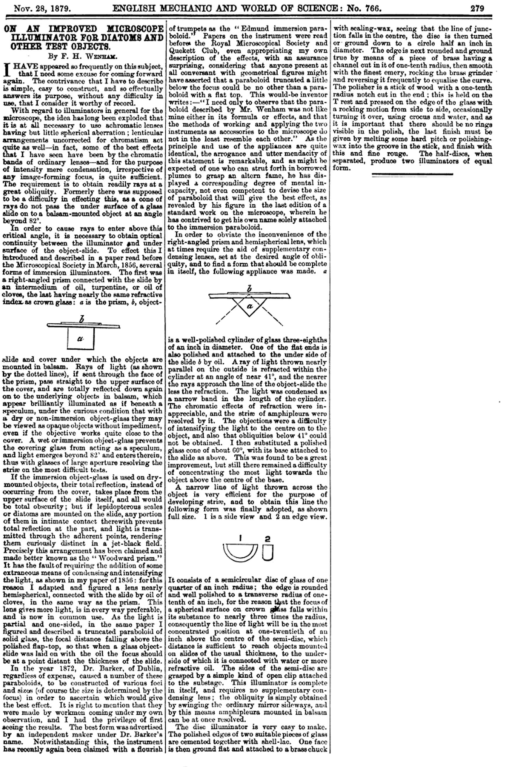 Wenham Half Cylinder Illuminator